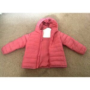 3/$15 SALE - Lefties Baby Collection Pink Puffer Jacket Hooded Sz 18-24m